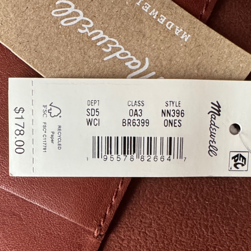 Madewell Brown Leather Bucket Bag - Picture 7 of 7